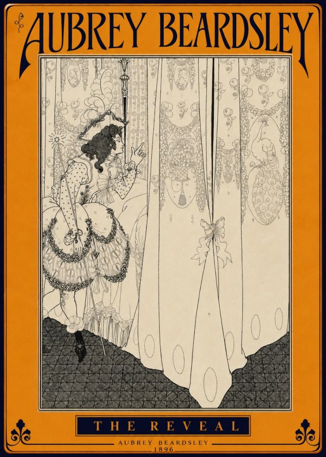 Aubrey Beardsley The Reveal No4 - Juliste