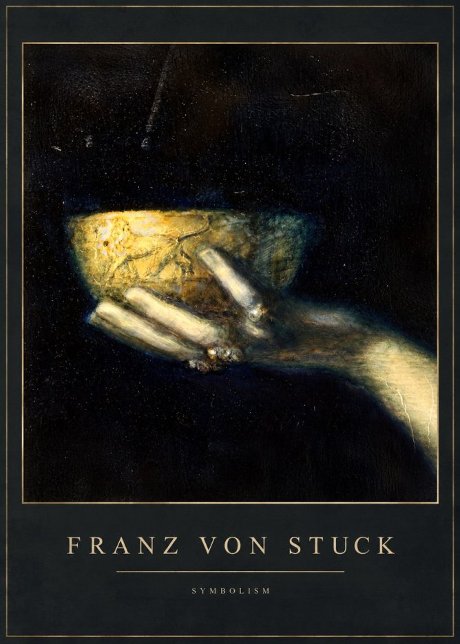 Franz von Stuck Die Schöne Hand Mit Der Schale No3 - Juliste