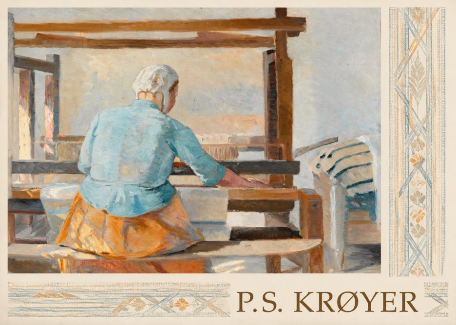 P.S. Krøyer A Weaver No3 - Juliste