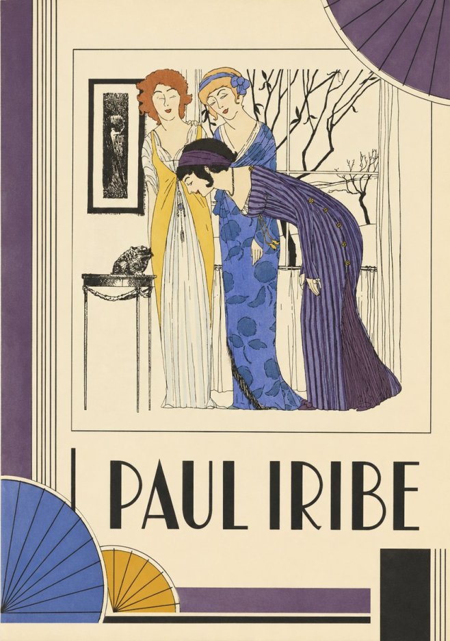 Paul Iribe Three Women and a Frog No2 - Juliste