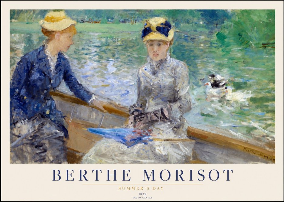 Berthe Morisot Summer's Day No1 - Juliste