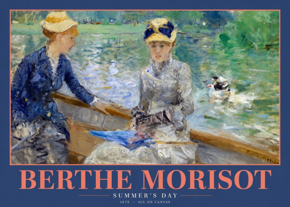 Berthe Morisot Summer's Day No2 - Juliste