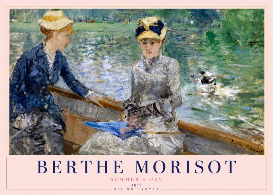Berthe Morisot Summer's Day No4 - Juliste