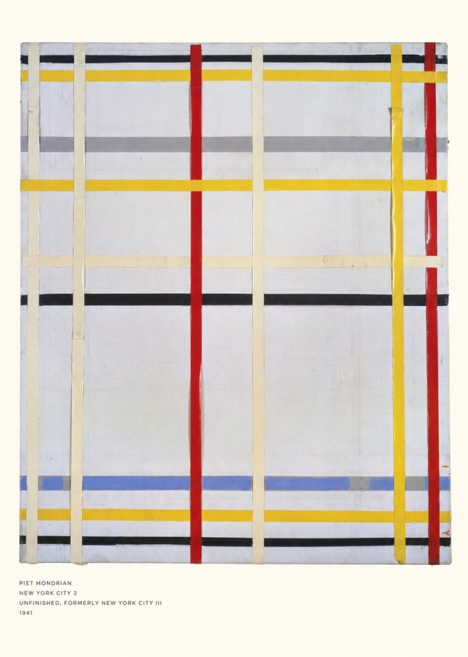 Piet Mondrian New York City 2 No5 - Juliste