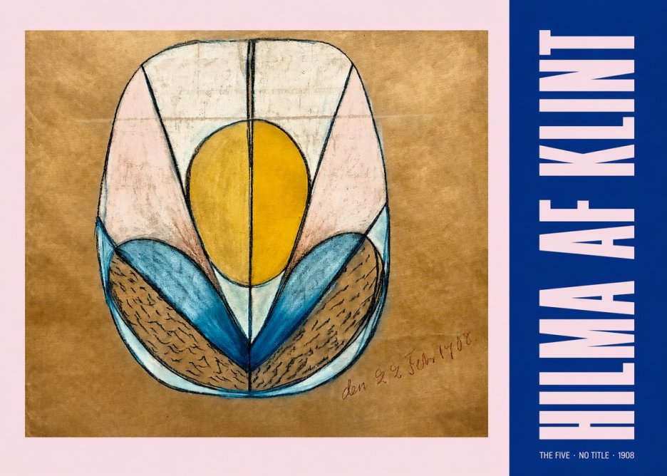 Hilma af Klint The Five - No Title No2 - Juliste