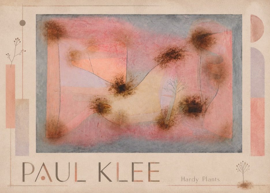 Paul Klee Hardy Plants I No1 - Juliste