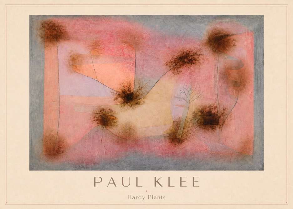 Paul Klee Hardy Plants I No3 - Juliste