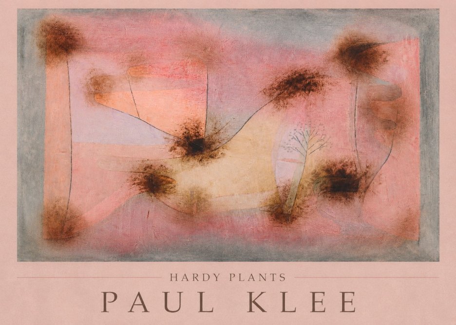 Paul Klee Hardy Plants I No5 - Juliste