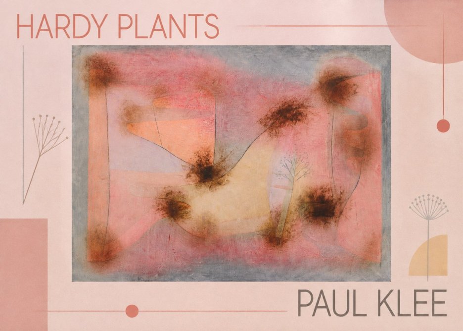 Paul Klee Hardy Plants I No6 - Juliste