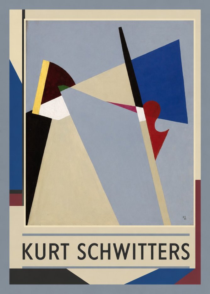 Kurt Schwitters Abstract Composition No1 - Juliste