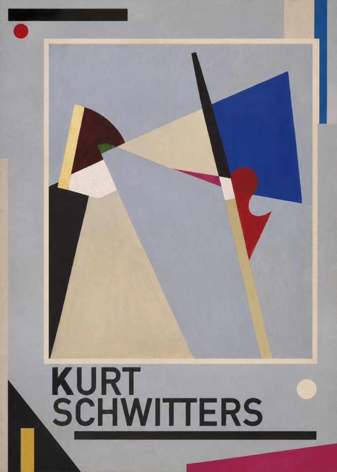Kurt Schwitters Abstract Composition No3 - Juliste