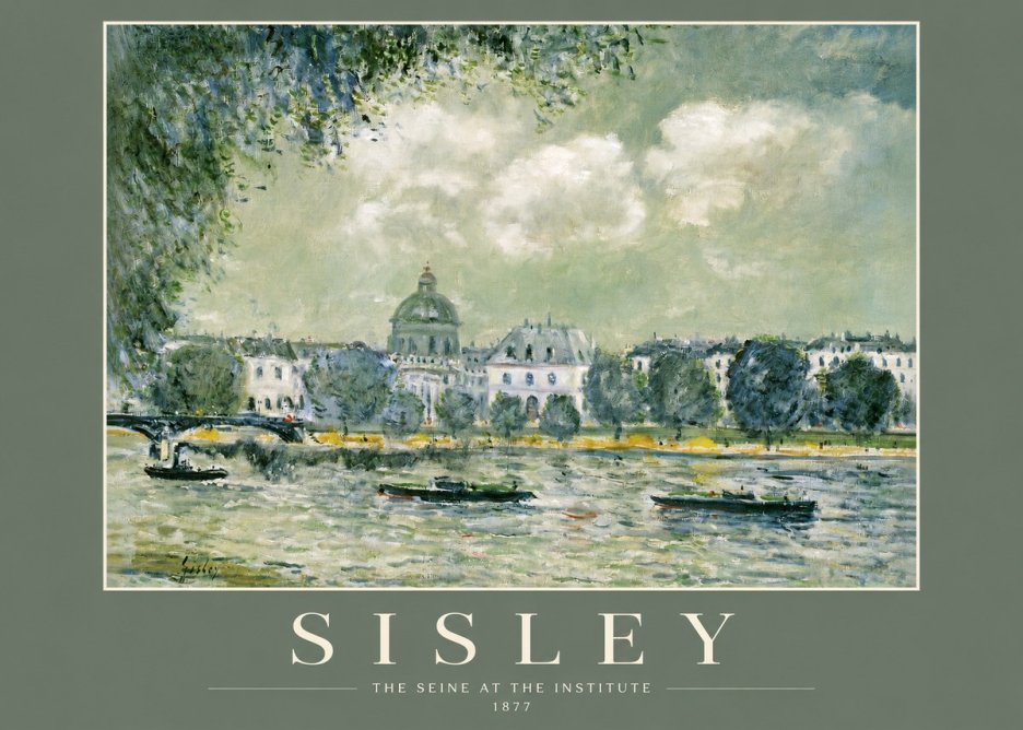 Sisley The Seine at the Institute No2 - Juliste