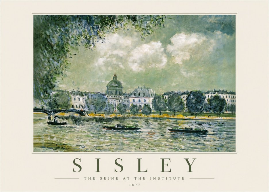 Sisley The Seine at the Institute No4 - Juliste