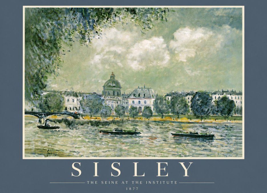 Sisley The Seine at the Institute No5 - Juliste