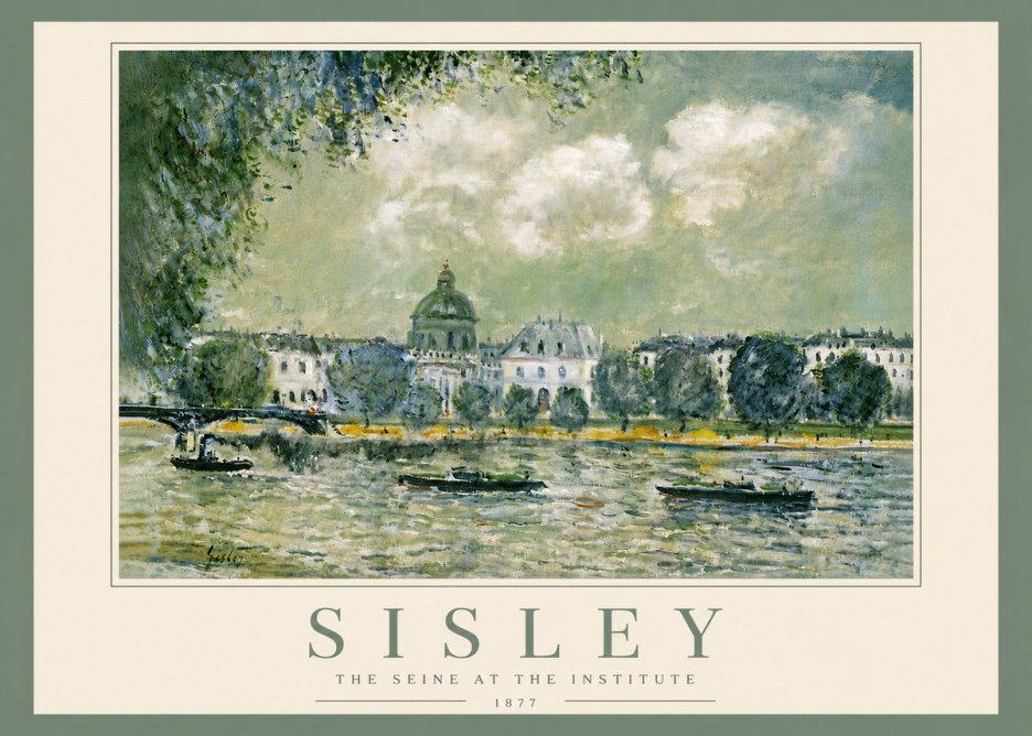 Sisley The Seine at the Institute No6 - Juliste