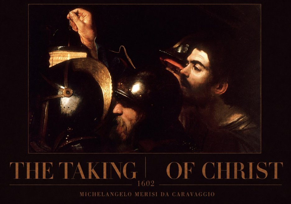 Michelangelo Merisi da Caravaggio The Taking of Christ I No3 - Juliste