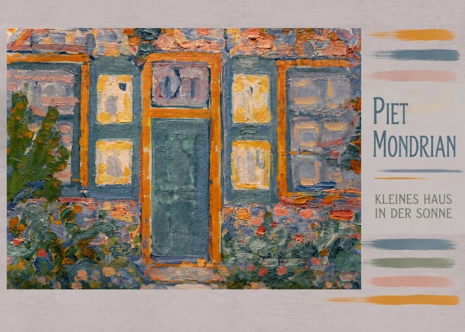 Piet Mondrian Kleines Haus in Der Sonne II No4 - Juliste