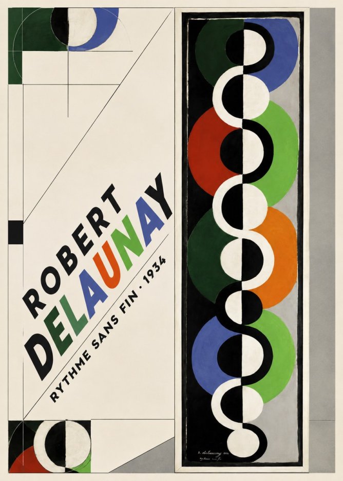 Robert Delaunay Rythme Sans Fin I No3 - Juliste