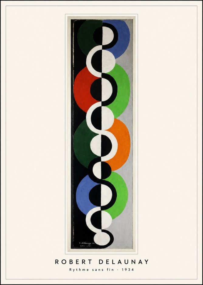 Robert Delaunay Rythme Sans Fin I No4 - Juliste