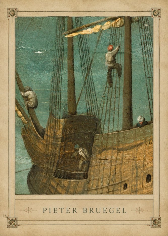 Pieter Bruegel The Ship No2 - Juliste