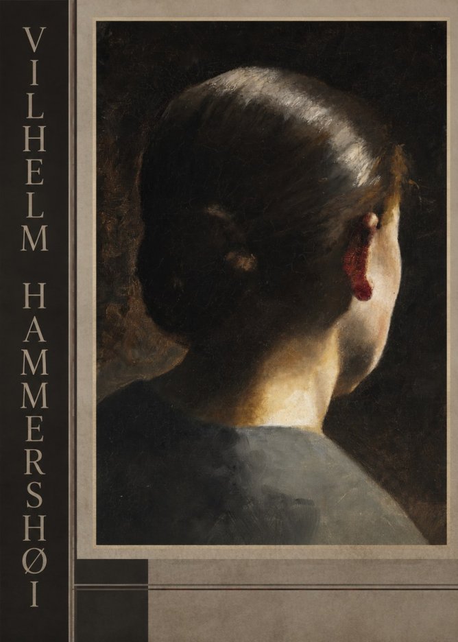 Vilhelm Hammershøi Woman from Behind No2 - Juliste