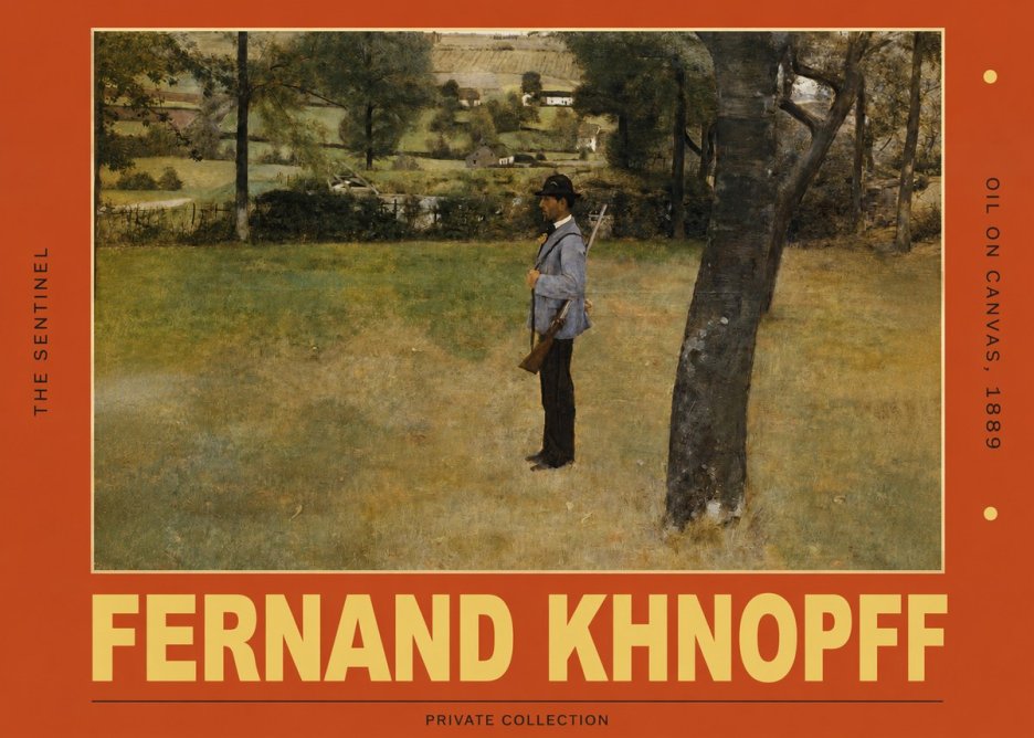 Fernand Khnopff The Hunter No5 - Juliste