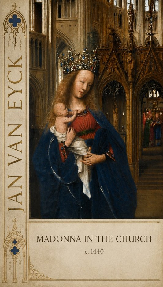 Jan van Eyck Madonna in the Church I No3 - Juliste