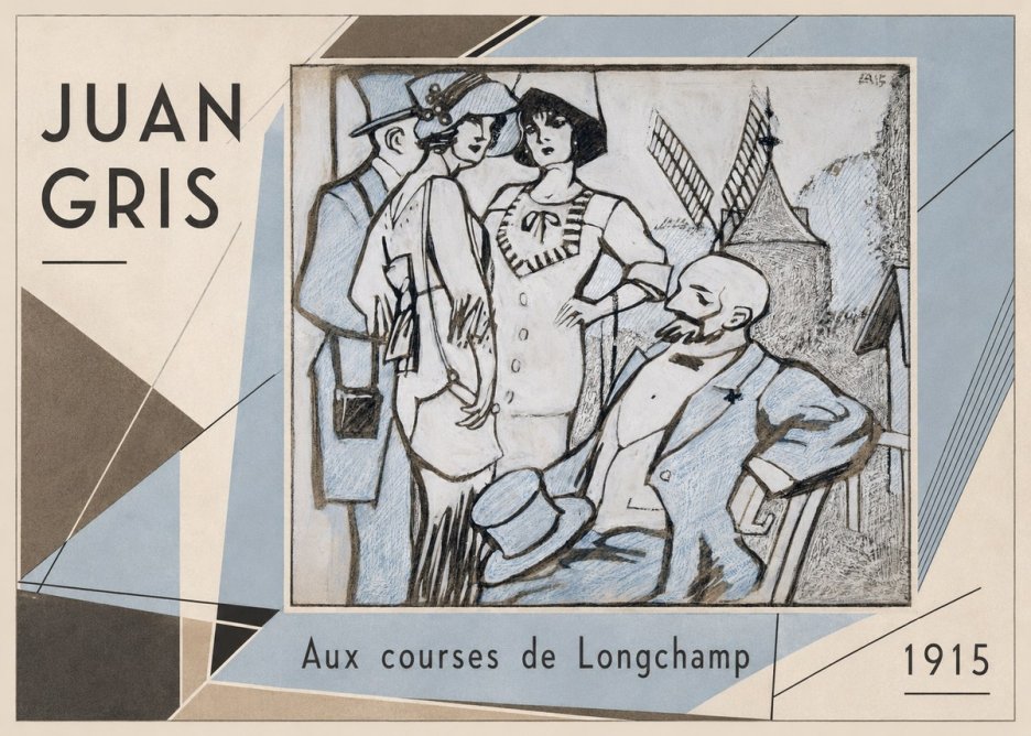 Juan Gris Aux Courses De Longchamp No2 - Juliste