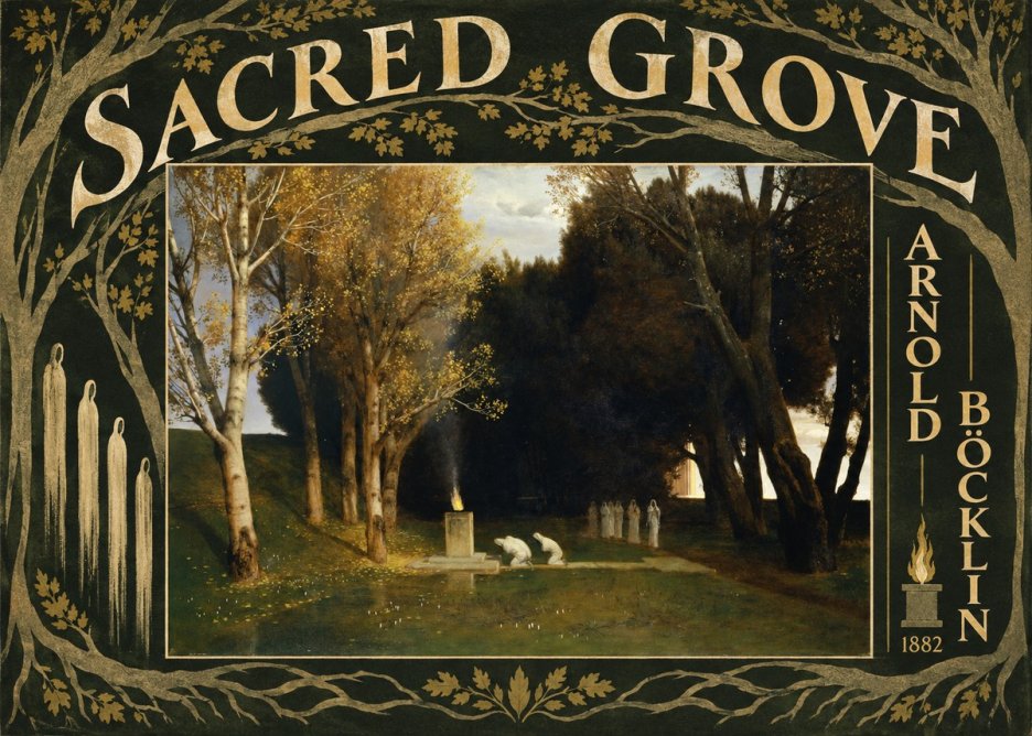 Arnold Böcklin Sacred Grove I No6 - Juliste