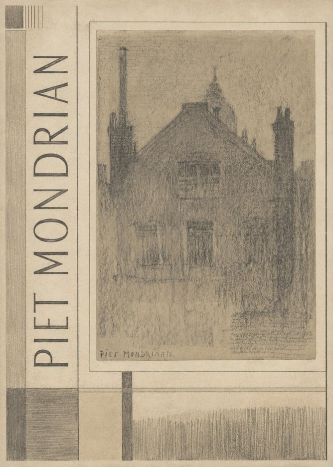 Piet Mondrian House Study No2 - Juliste