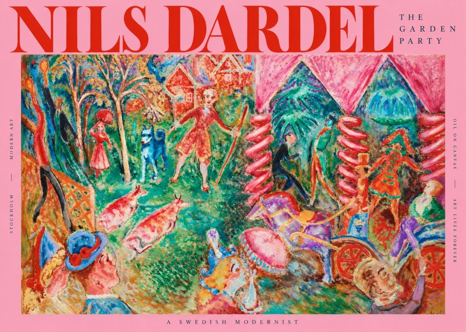 Nils Dardel The Garden Party No2 - Juliste