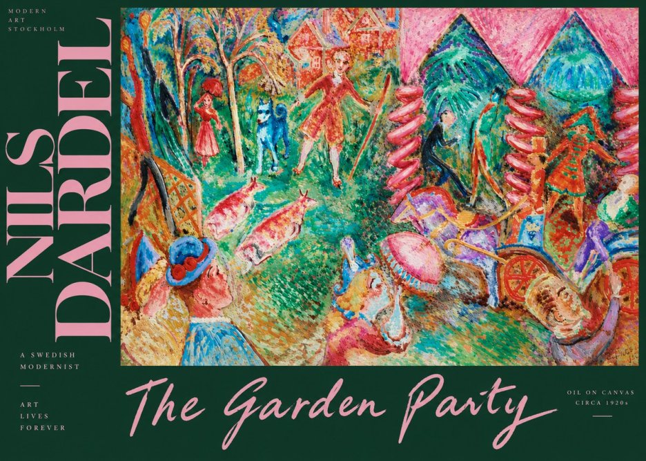 Nils Dardel The Garden Party No4 - Juliste