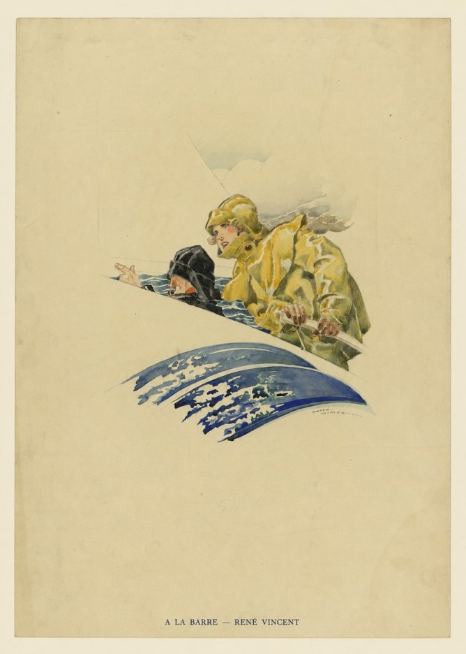 René Vincent A La Barre No6 - Juliste