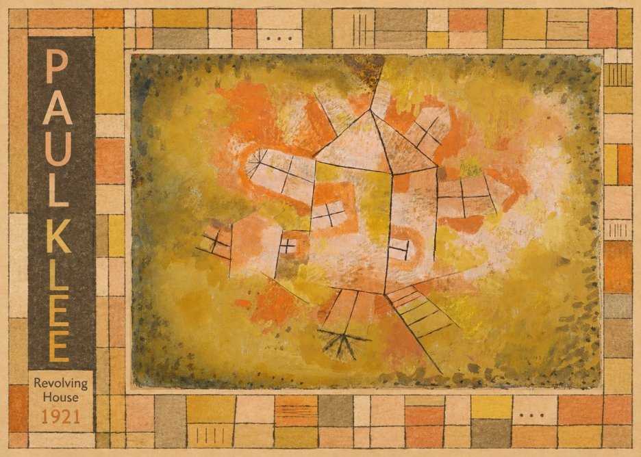 Paul Klee Revolving House No3 - Juliste