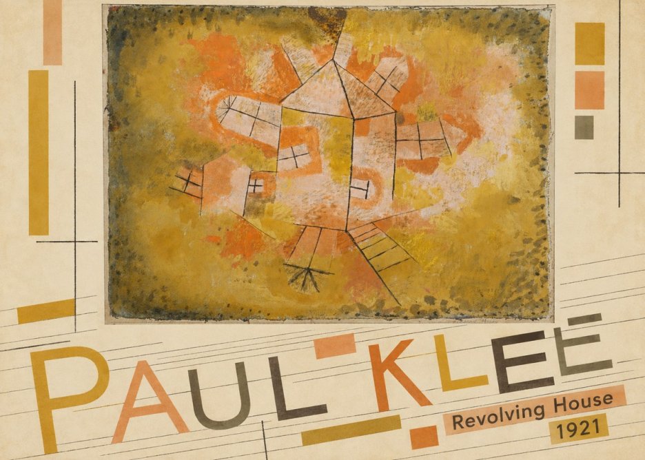 Paul Klee Revolving House No5 - Juliste