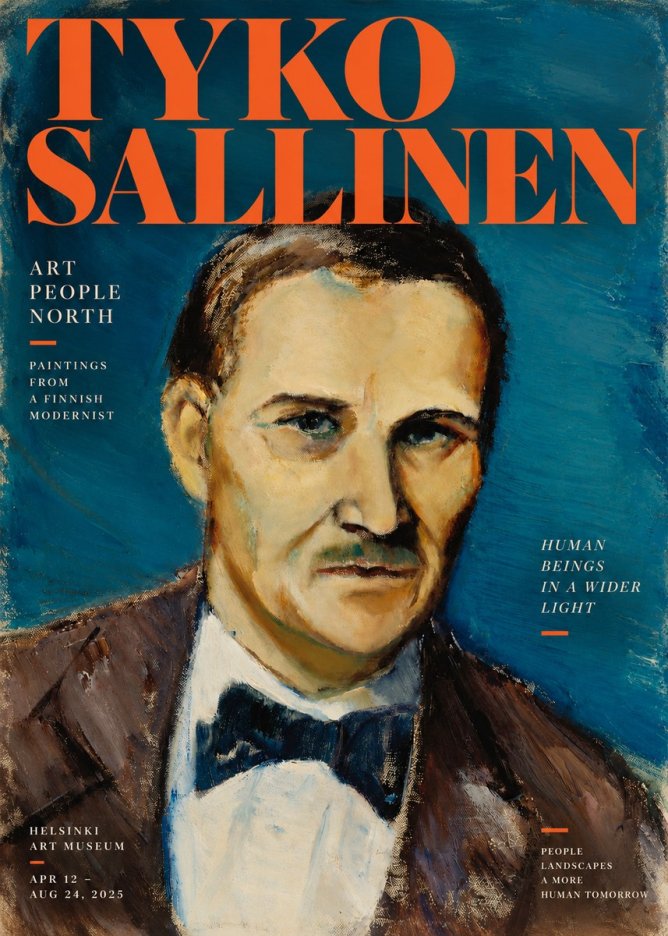 Tyko Sallinen Portrait of a Man I No2 - Juliste