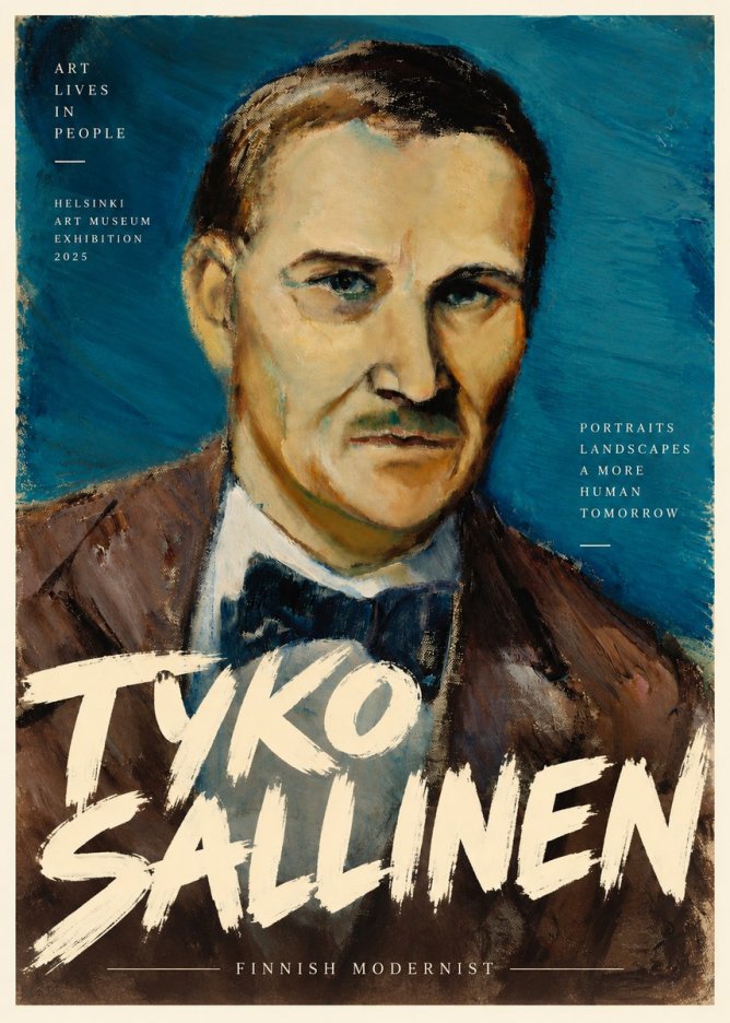 Tyko Sallinen Portrait of a Man I No3 - Juliste