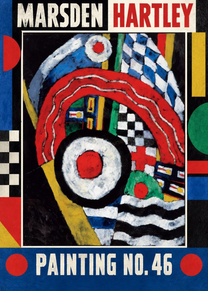 Marsden Hartley Painting No. 46 No1 - Juliste