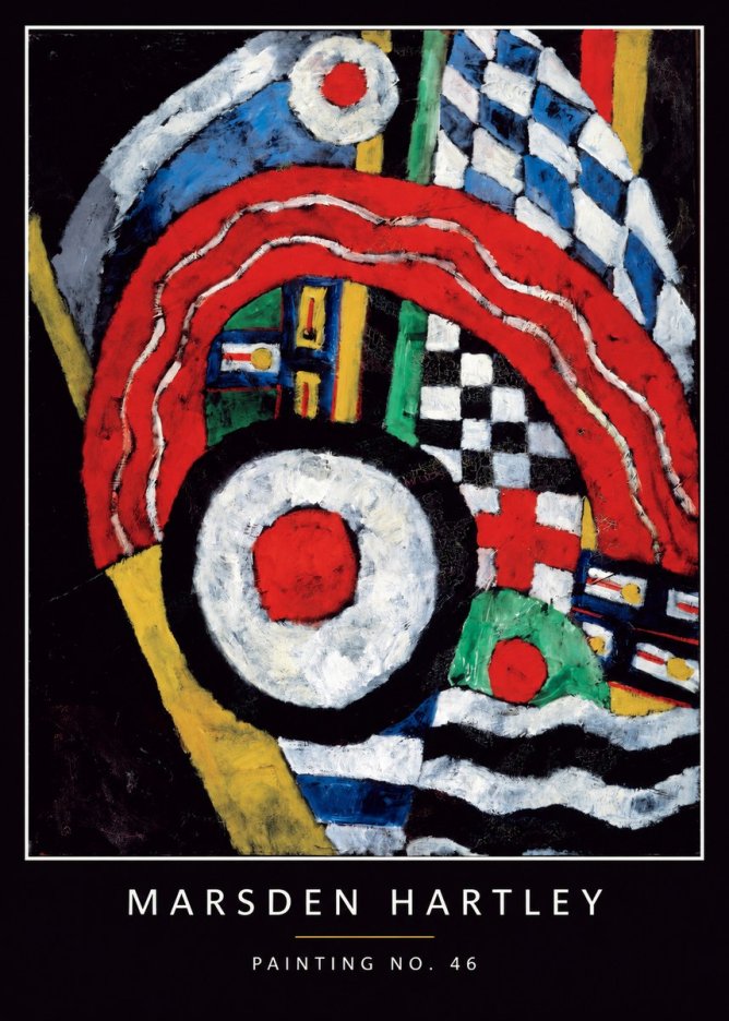 Marsden Hartley Painting No. 46 No6 - Juliste