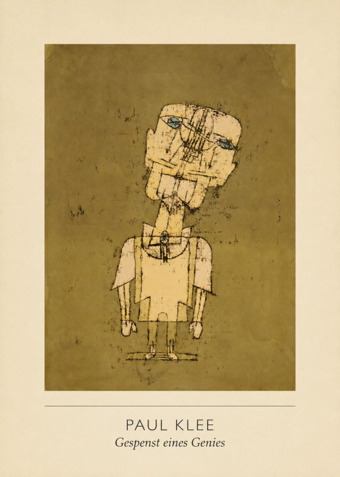 Paul Klee Gespenst Eines Genies No4 - Juliste