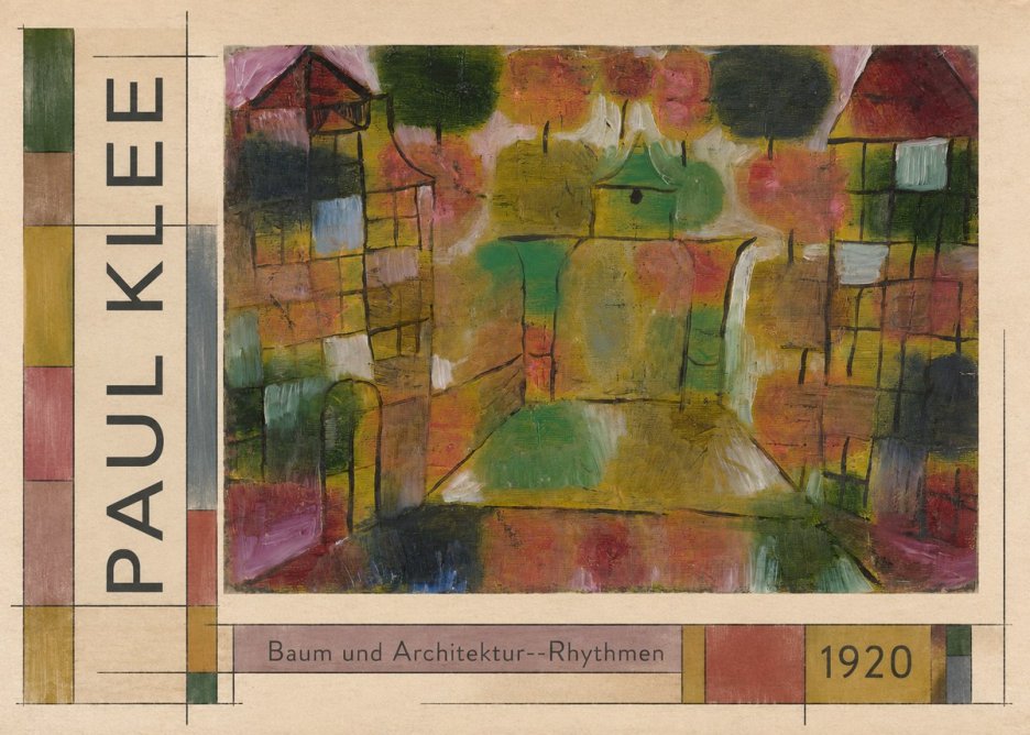 Paul Klee Baum Und Architektur--rhythmen No2 - Juliste