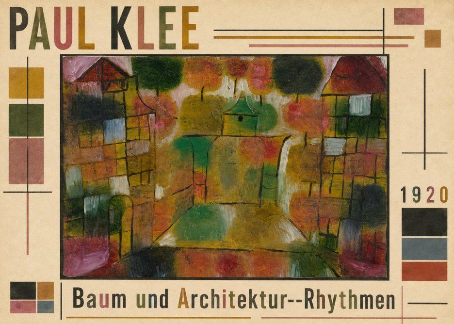 Paul Klee Baum Und Architektur--rhythmen No5 - Juliste