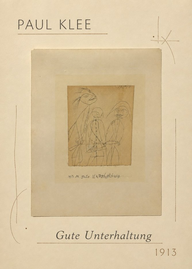 Paul Klee Gute Unterhaltung No1 - Juliste