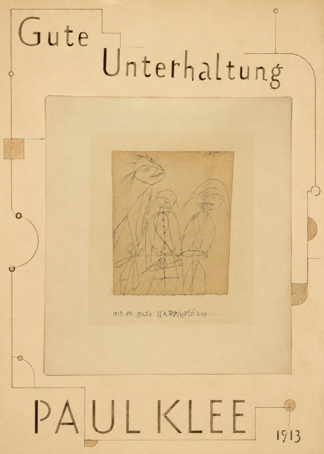 Paul Klee Gute Unterhaltung No3 - Juliste