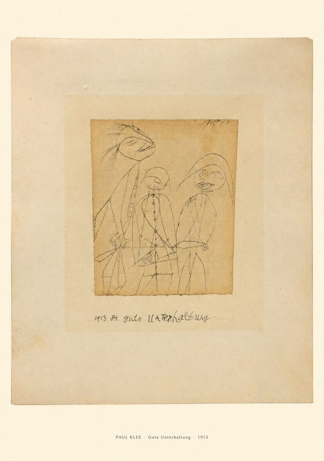 Paul Klee Gute Unterhaltung No6 - Juliste