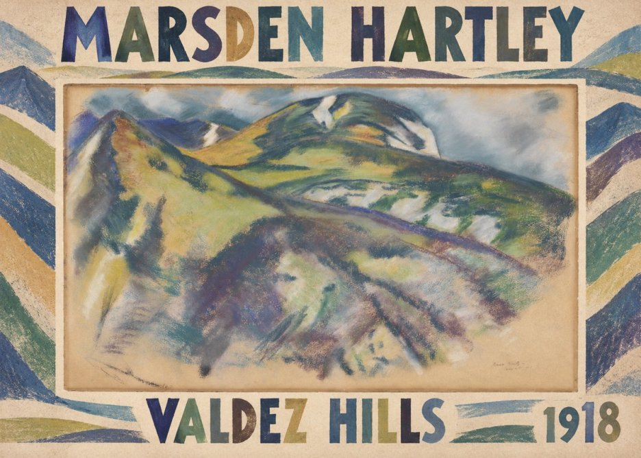 Marsden Hartley Valdez Hills No2 - Juliste