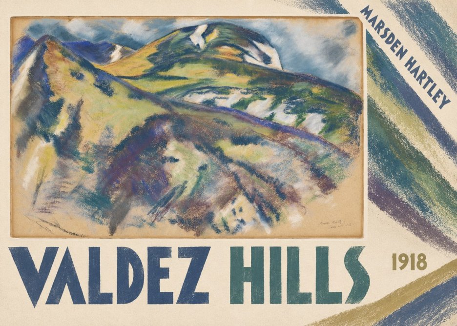 Marsden Hartley Valdez Hills No4 - Juliste
