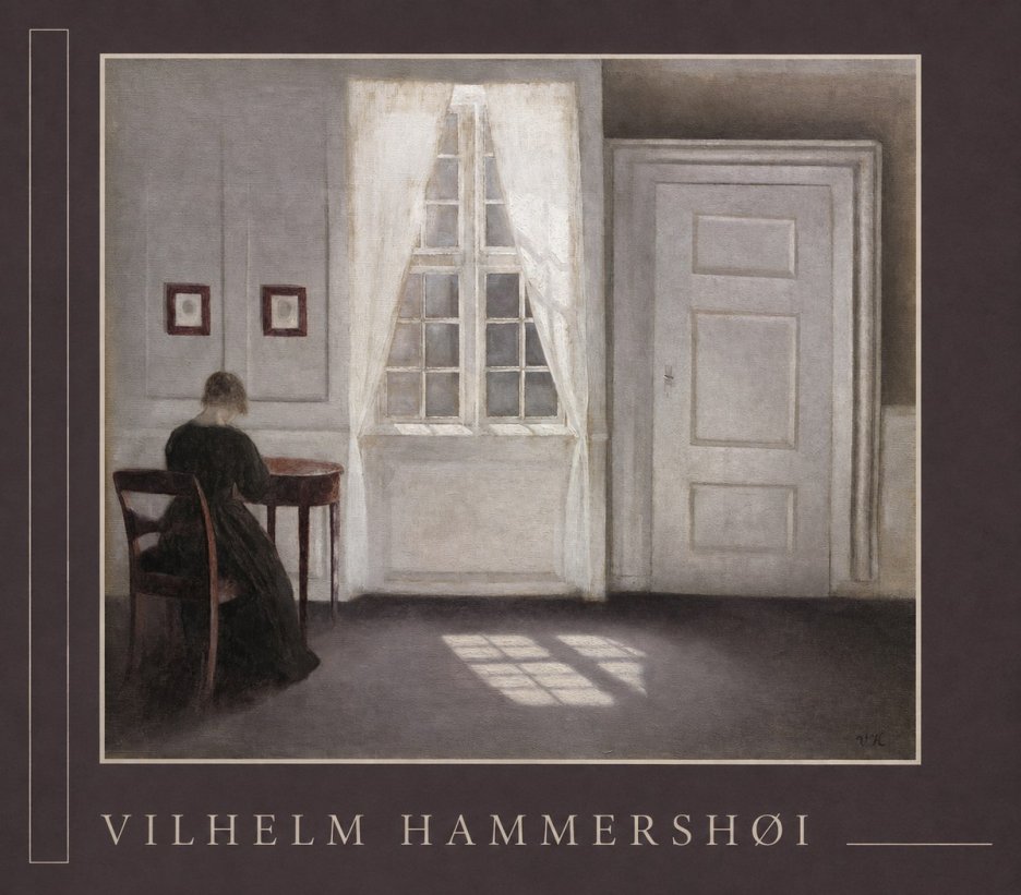 Vilhelm Hammershøi Interior with a Woman at a Table No4 - Juliste