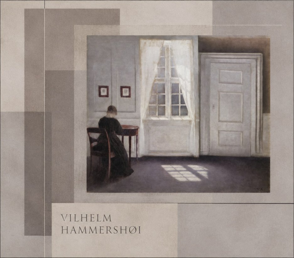 Vilhelm Hammershøi Interior with a Woman at a Table No5 - Juliste