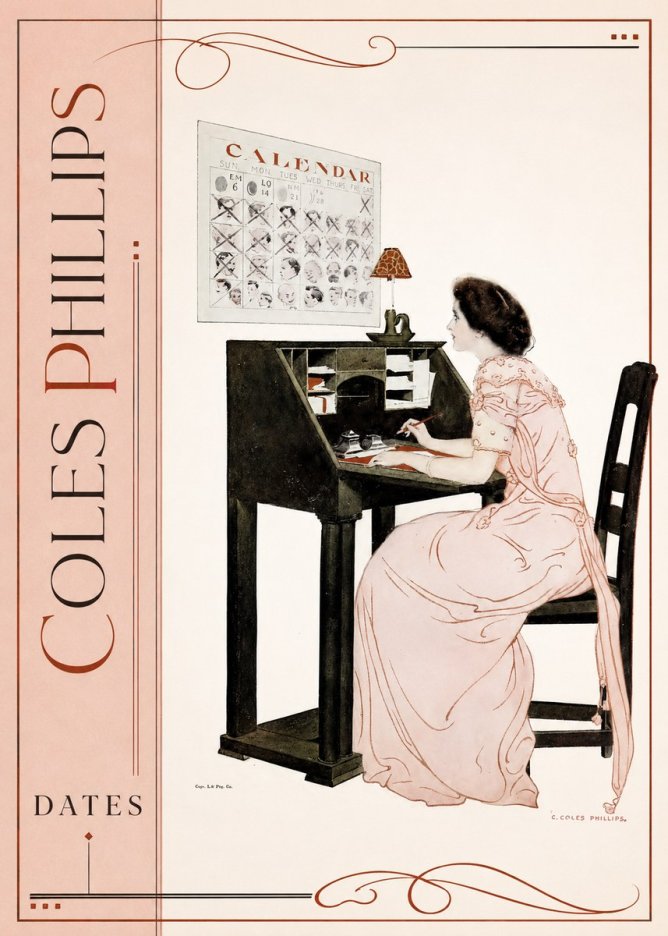 Coles Phillips Dates No2 - Juliste